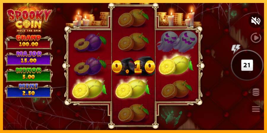 Spooky Coin Hold The Spin игрална машина за пари, снимка 3