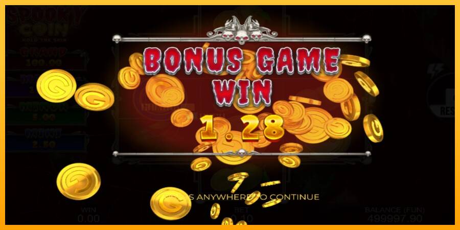 Spooky Coin Hold The Spin игрална машина за пари, снимка 5