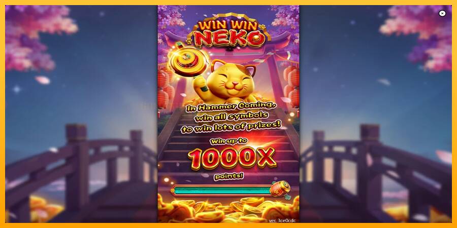 Win Win Neko игрална машина за пари, снимка 1