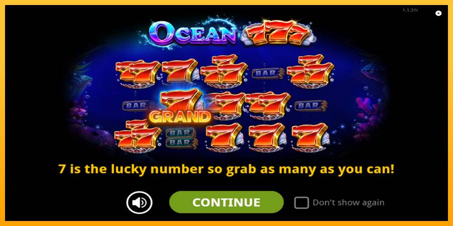 Ocean 777 игрална машина за пари, снимка 1