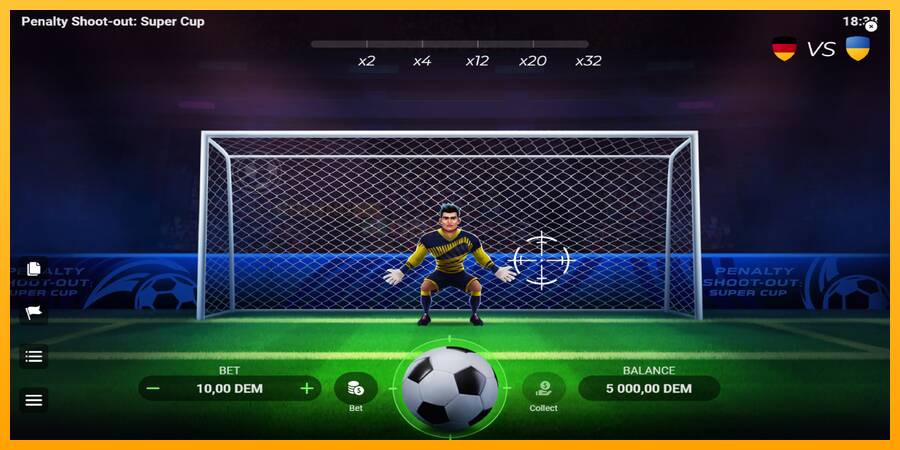 Penalty Shoot-Out: Super Cup игрална машина за пари, снимка 2