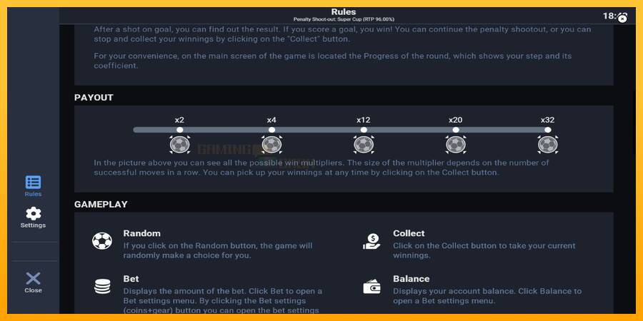 Penalty Shoot-Out: Super Cup игрална машина за пари, снимка 6