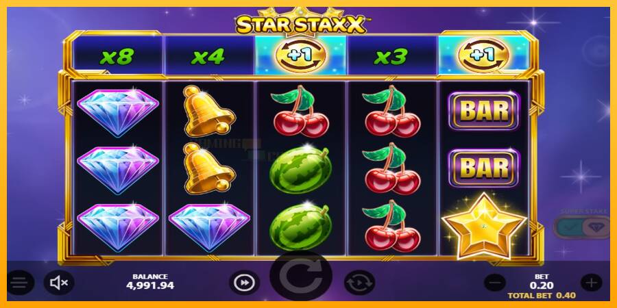 Star Staxx игрална машина за пари, снимка 3