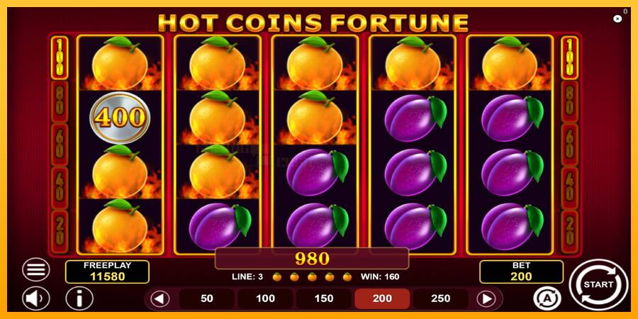 Hot Coins Fortune игрална машина за пари, снимка 4