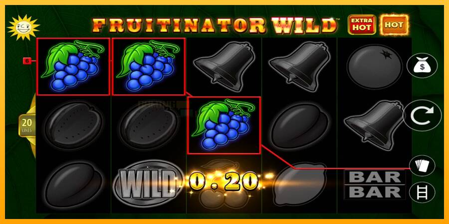 Fruitinator Wild игрална машина за пари, снимка 3