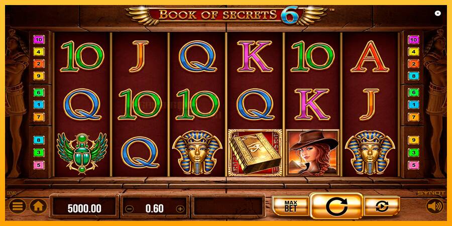 Book of Secrets 6 игрална машина за пари, снимка 1