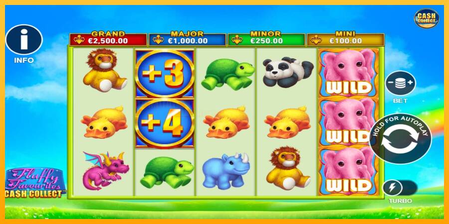 Fluffy Favourites Cash Collect игрална машина за пари, снимка 2