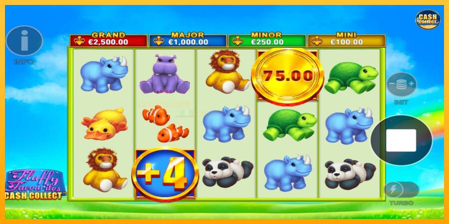 Fluffy Favourites Cash Collect игрална машина за пари, снимка 4