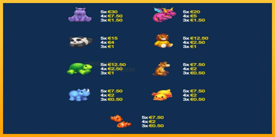 Fluffy Favourites Cash Collect игрална машина за пари, снимка 5