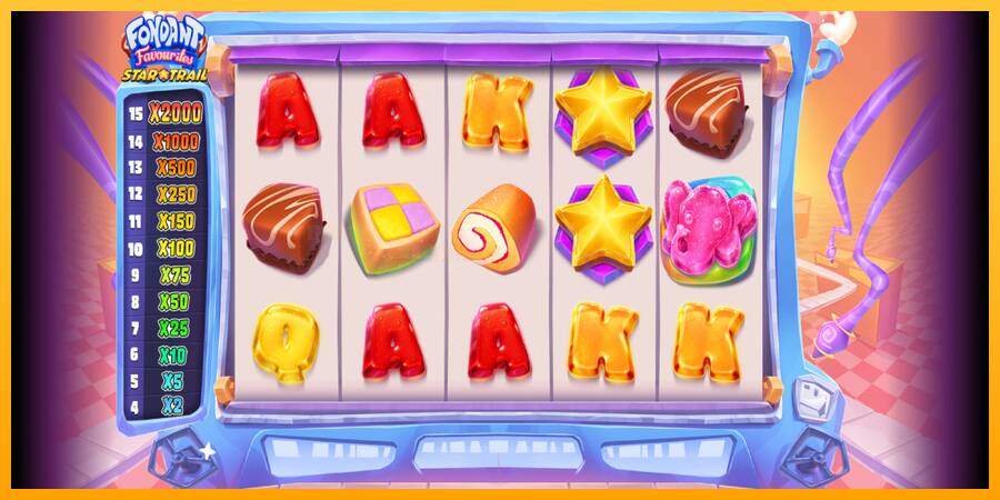 Fondant Favourites Star Trail игрална машина за пари, снимка 1