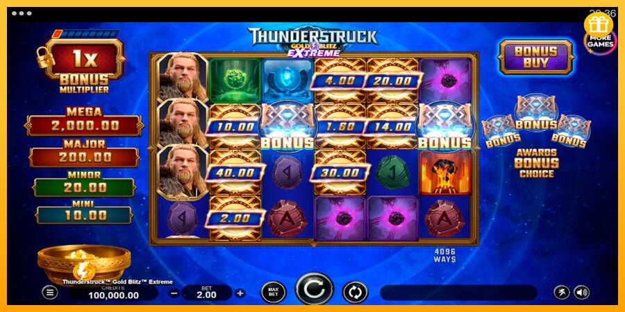 Thunderstruck Gold Blitz Extreme игрална машина за пари, снимка 1