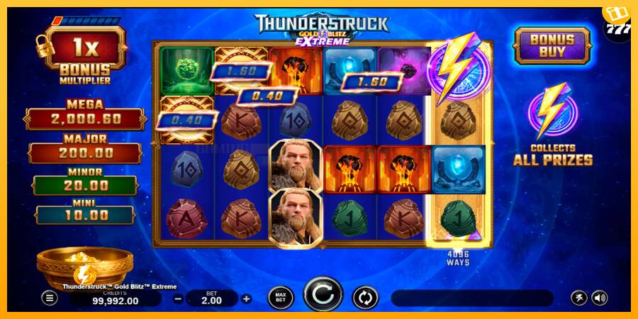 Thunderstruck Gold Blitz Extreme игрална машина за пари, снимка 2