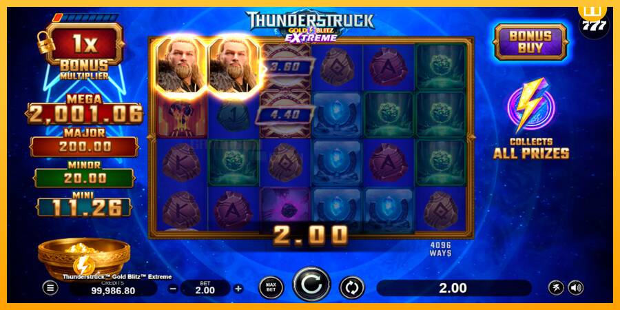 Thunderstruck Gold Blitz Extreme игрална машина за пари, снимка 4