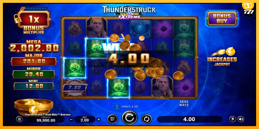 Thunderstruck Gold Blitz Extreme игрална машина за пари, снимка 5