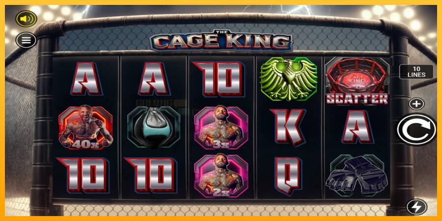 The Cage King игрална машина за пари, снимка 1