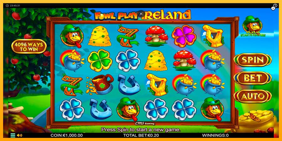 Fowl Play Ireland игрална машина за пари, снимка 1