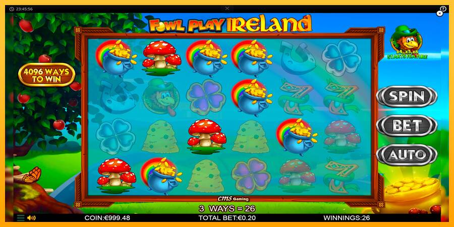 Fowl Play Ireland игрална машина за пари, снимка 3