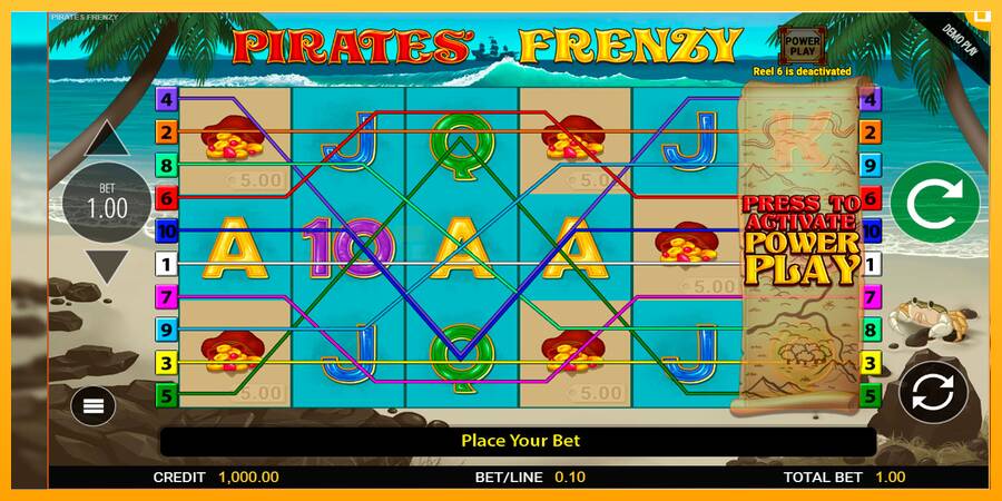 Pirates Frenzy игрална машина за пари, снимка 1