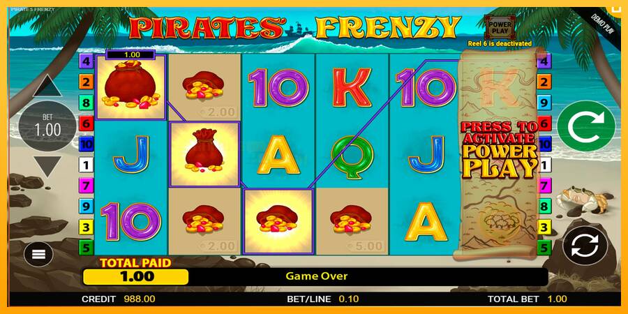 Pirates Frenzy игрална машина за пари, снимка 3