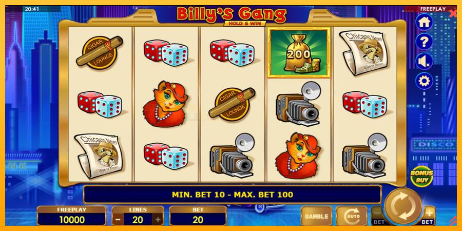 Billys Gang игрална машина за пари, снимка 2