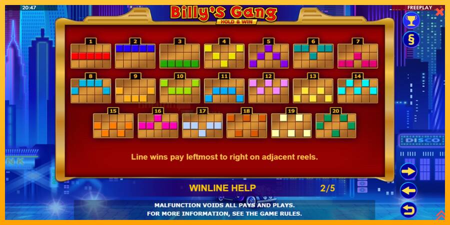 Billys Gang игрална машина за пари, снимка 6