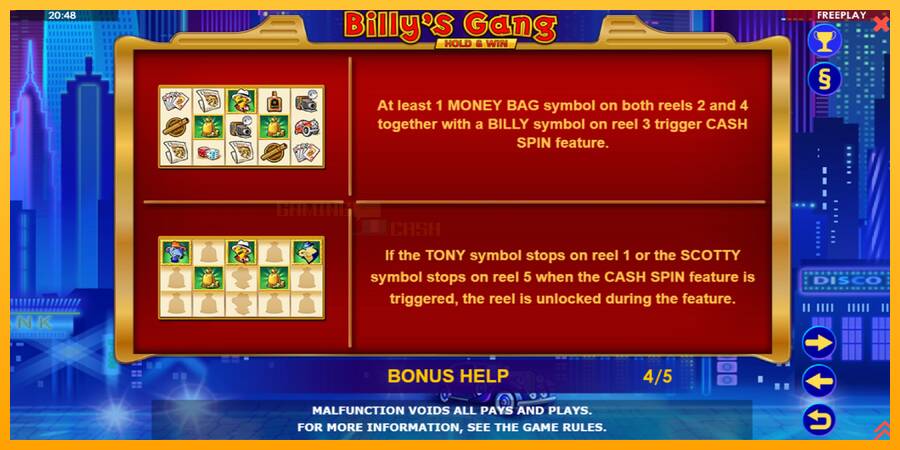 Billys Gang игрална машина за пари, снимка 7