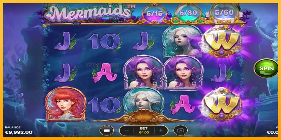 Mermaids игрална машина за пари, снимка 2