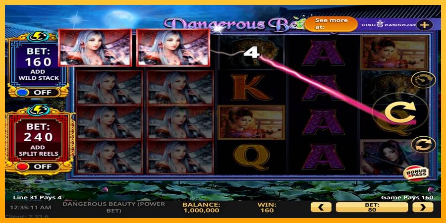 Dangerous Beauty Power Bet игрална машина за пари, снимка 3