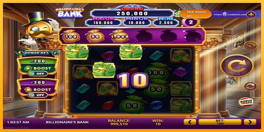 Billionaires Bank игрална машина за пари, снимка 3