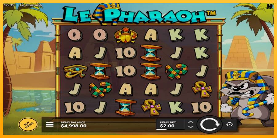 Le Pharaoh игрална машина за пари, снимка 2