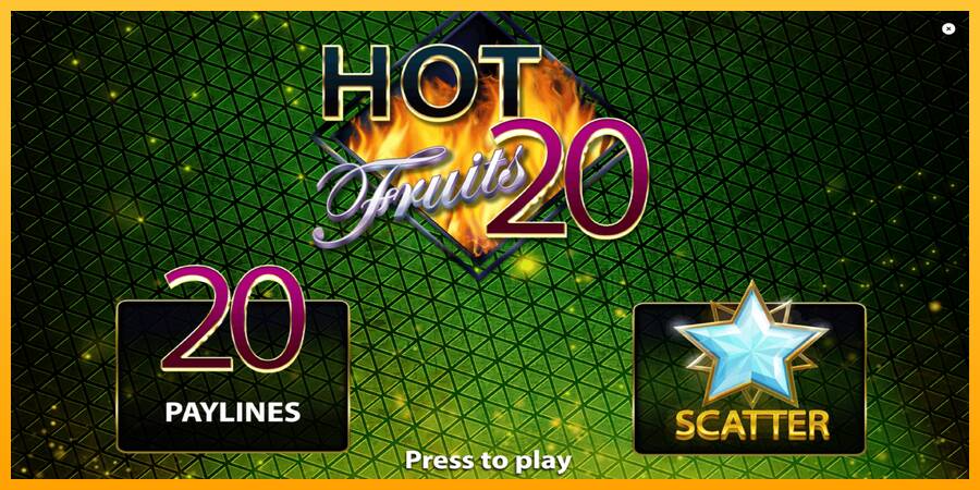 Hot Fruits 20 игрална машина за пари, снимка 1