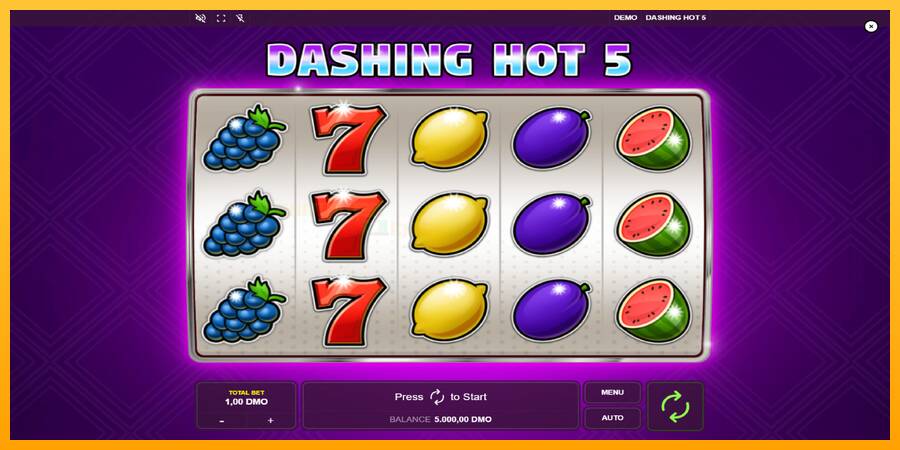 Dashing Hot 5 игрална машина за пари, снимка 1