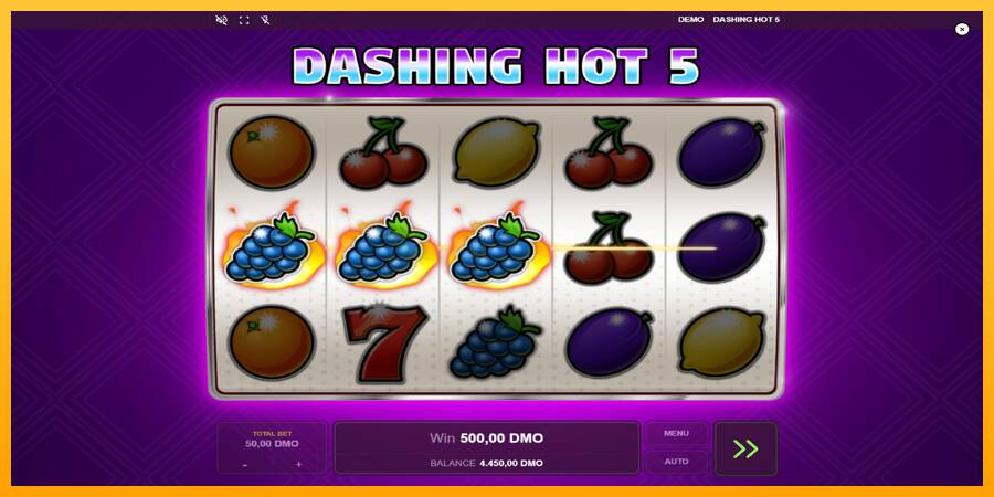 Dashing Hot 5 игрална машина за пари, снимка 3