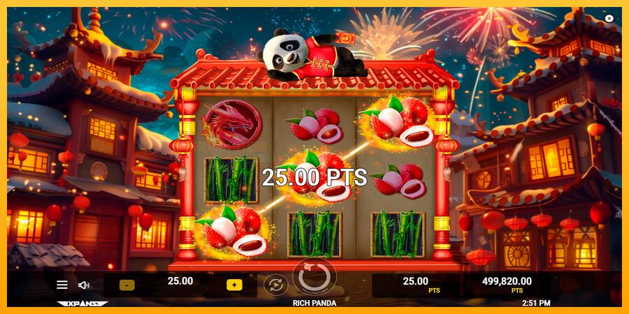 Rich Panda игрална машина за пари, снимка 5