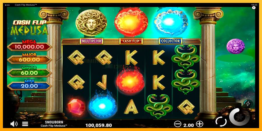 Cash Flip Medusa игрална машина за пари, снимка 4