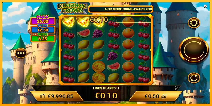 Kingdom Crown игрална машина за пари, снимка 2