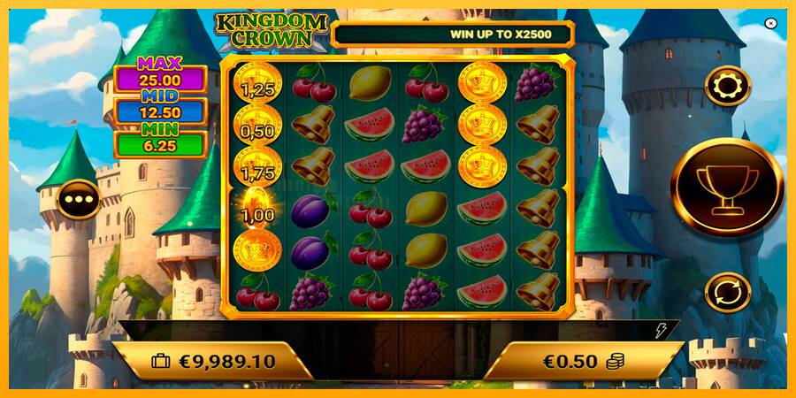 Kingdom Crown игрална машина за пари, снимка 4