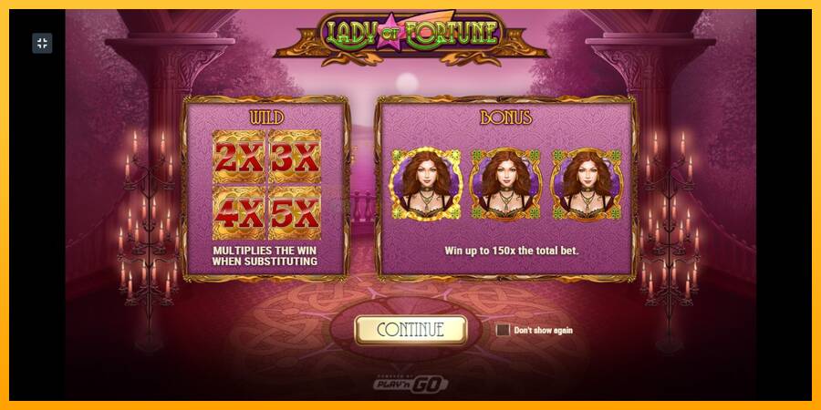 Lady of Fortune игрална машина за пари, снимка 1