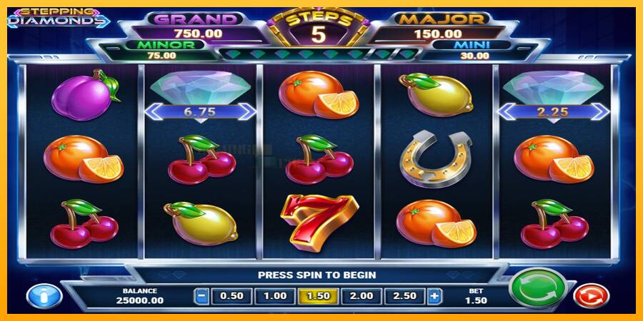 Stepping Diamonds игрална машина за пари, снимка 1