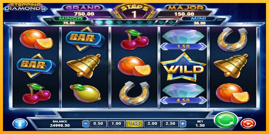 Stepping Diamonds игрална машина за пари, снимка 3