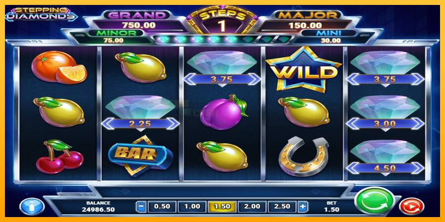 Stepping Diamonds игрална машина за пари, снимка 4