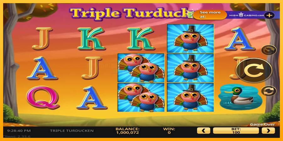 Triple Turducken игрална машина за пари, снимка 1