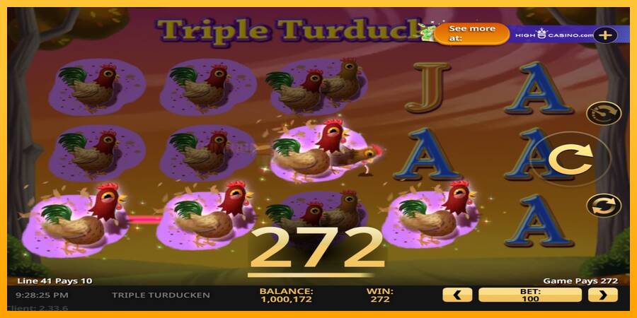 Triple Turducken игрална машина за пари, снимка 2