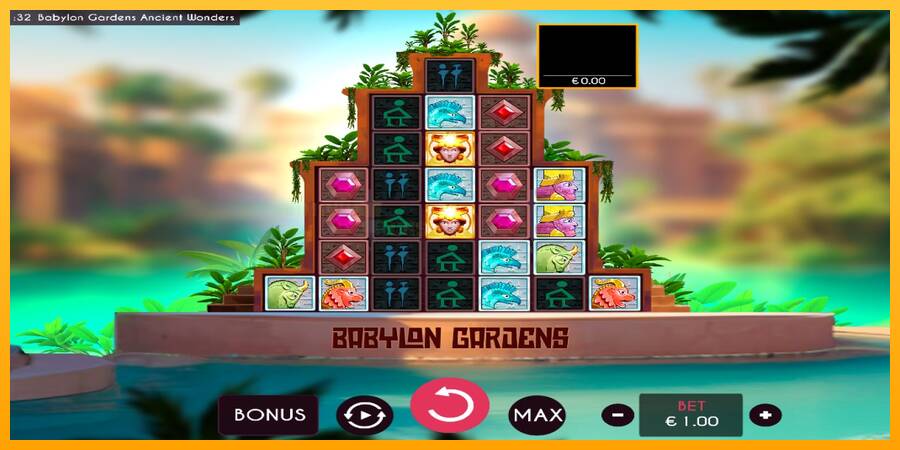 Babylon Gardens Ancient Wonders игрална машина за пари, снимка 1