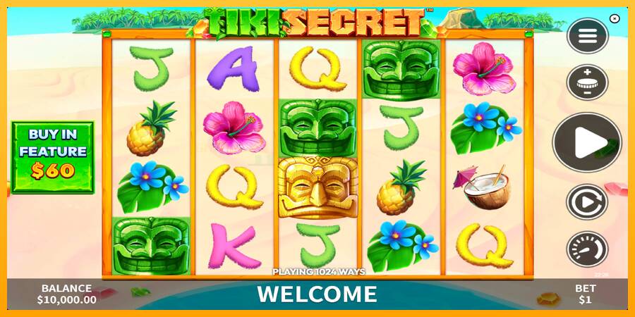 Tiki Secret игрална машина за пари, снимка 2