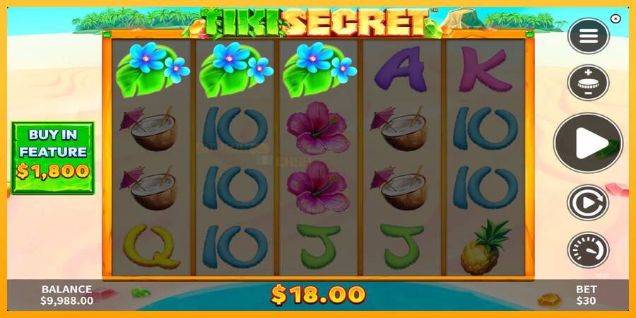 Tiki Secret игрална машина за пари, снимка 3