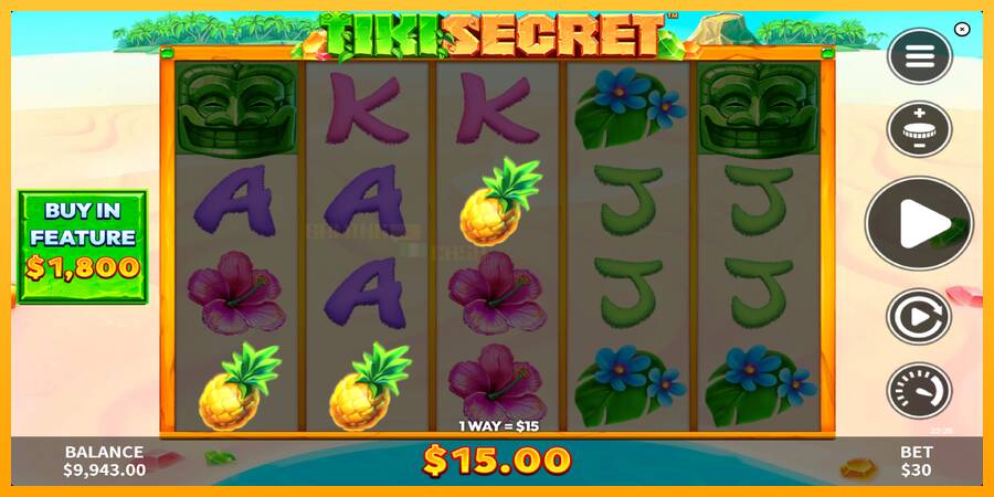 Tiki Secret игрална машина за пари, снимка 4