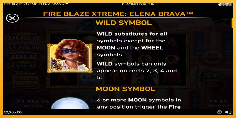 Fire Blaze Extreme: Elena Brava игрална машина за пари, снимка 4