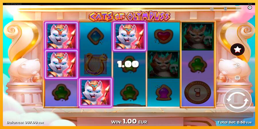 Cats of Olympuss игрална машина за пари, снимка 2