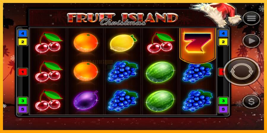 Fruit Island Christmas игрална машина за пари, снимка 1